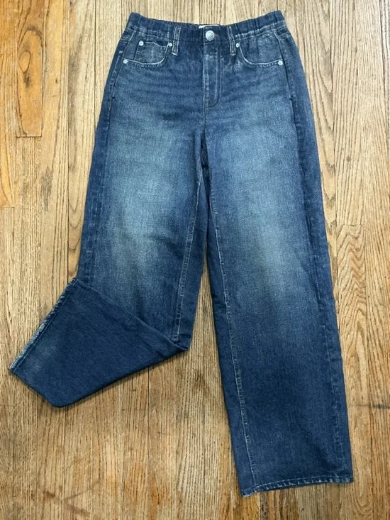 Rag & Bone Miramar Terry Straight Wide Leg Pant Size S - Picture 3 of 6